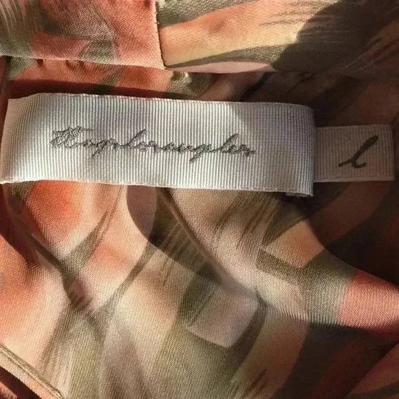 T Bags Los Angeles Printed Designed Dress Size L - Picture 5 of 8